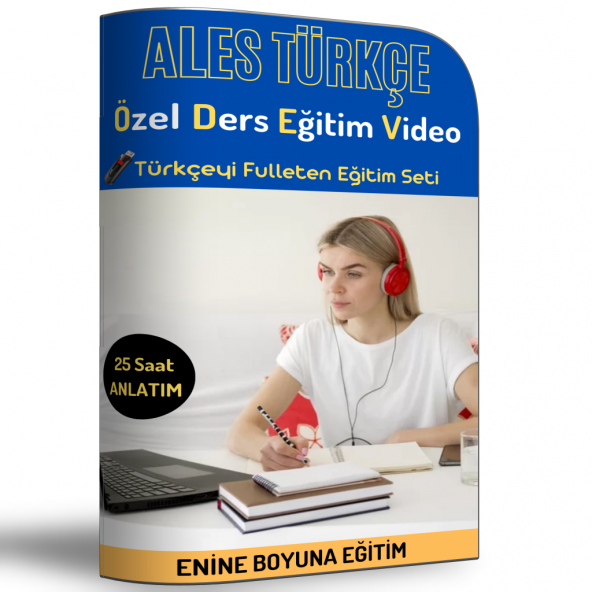 ALES Türkçe Özel Ders Eğitim Video Seti ürün görseli 1
