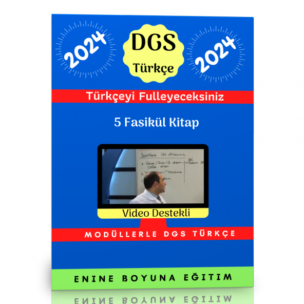 2024 DGS Türkçe Enine Boyuna Modüler Kitap Seti