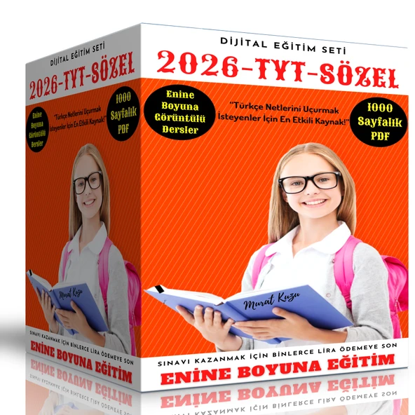 2026 TYT SÖZEL Hazırlık Kitabı (1000 Sayfalık PDF + Görüntülü Dersler)