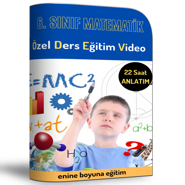 İlköğretim 6. Sınıf Matematik Özel Ders Eğitim Videoları (ÖDEV) ürün görseli 1