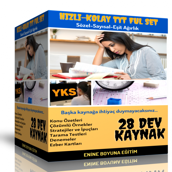 Hızlı Kolay TYT Ful Set (28 DEV Kaynak) ürün görseli 1