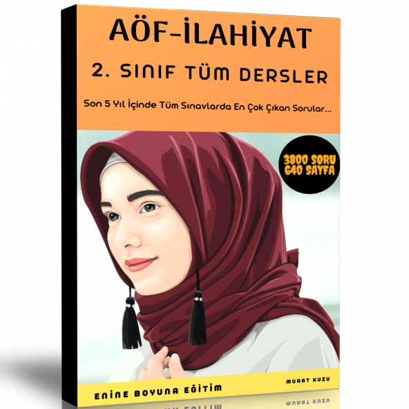 AÖF- İlahiyat 2. Sınıf Tüm Dersler (2 Spiralli Kitap)