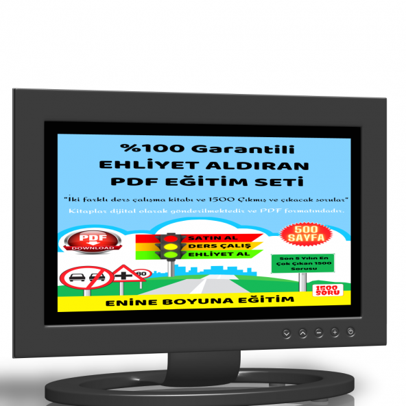 %100 Garantili Ehliyet Aldıran PDF Ehliyet Kitabı (Maile Gönderilir) - 3
