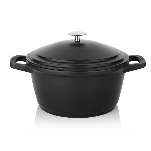 Schafer Pro Cast Döküm Derin Tencere 28 Cm-Siyah - 2