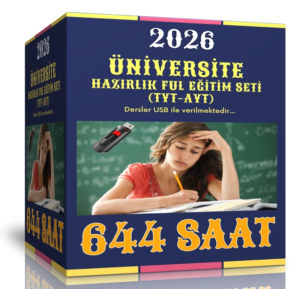 2026 Üniversite Hazırlık Ful Eğitim Seti (TYT-AYT)