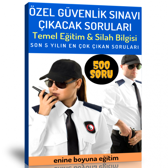 Özel Güvenlik Sınavı Çıkacak Soruları (500 Soru) ürün görseli 1