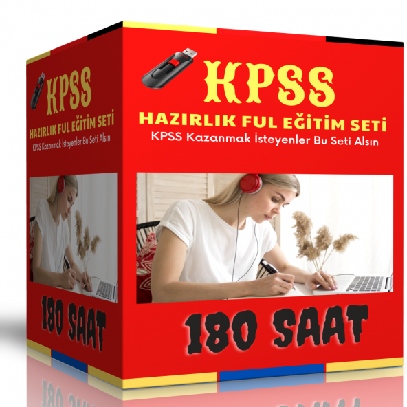 2025 KPSS Ful Hazırlık Görüntülü Eğitim Seti (180 Saat Anlatım)