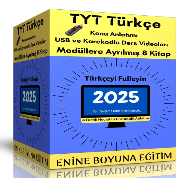 2025 TYT Türkçe Modüler Kitap Seti (Görüntülü Anlatımlı)