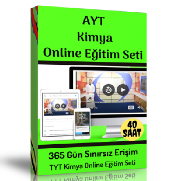 AYT Kimya Online Görüntülü Eğitim Seti