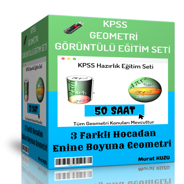 KPSS Geometri Görüntülü Eğitim Seti (50 Saatlik Özel Anlatım)