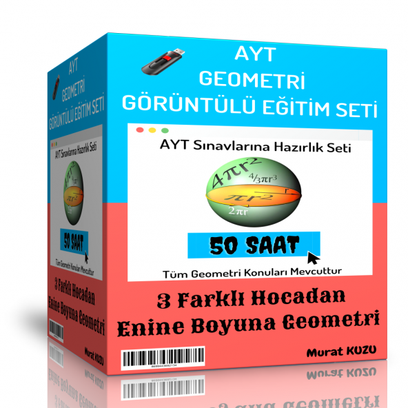 AYT Geometri Görüntülü Eğitim Seti (50 Saatlik Özel Anlatım)