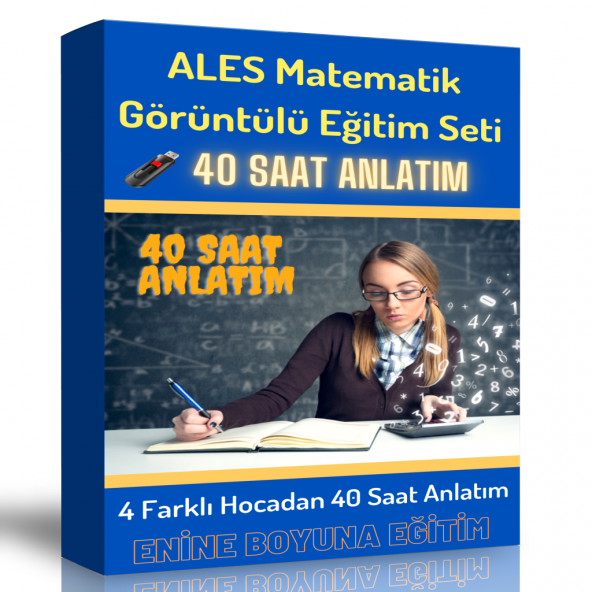 ALES Matematik Görüntülü Eğitim Seti (40 Saat Anlatım)