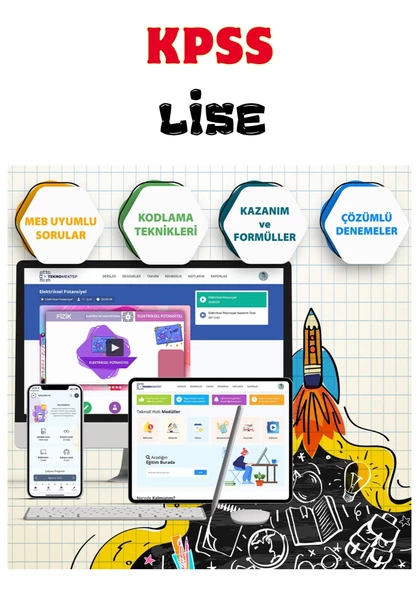 Pratik Lise KPSS Genel Kültür Genel Yetenek Online Eğitim Seti - 2