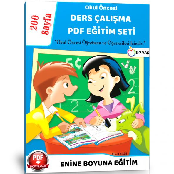 Okul Öncesi DERS Çalışma PDF Eğitim Seti ürün görseli 1