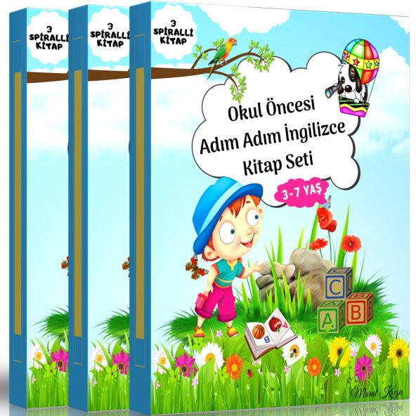 Okul Öncesi Adım Adım İngilizce Kitap Seti