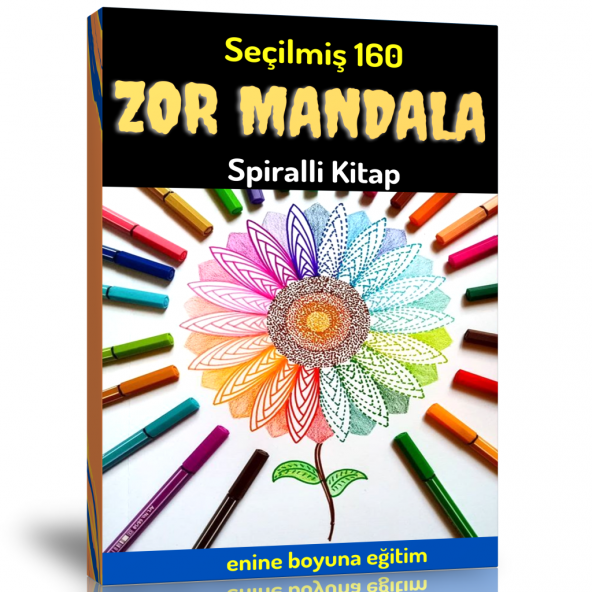 Seçilmiş ZOR Mandala Spiralli Kitap ürün görseli 1