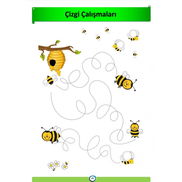 Okul Öncesi Süper Çizgi Çalışmaları Kitabı (Spiralli) - 4