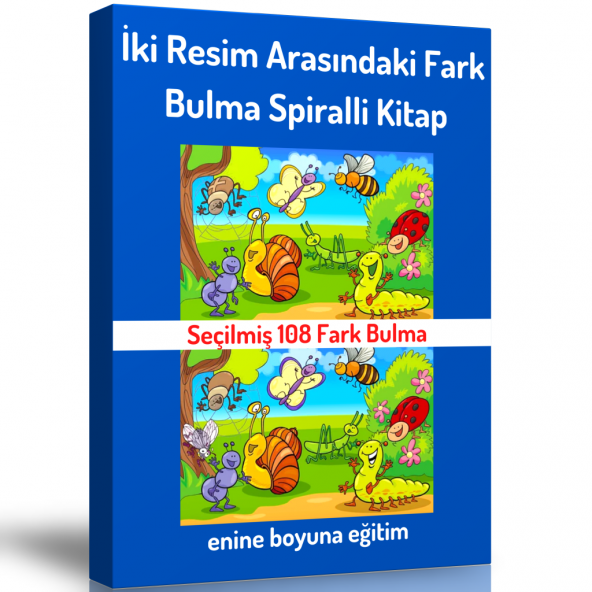 İKİ Resim Arasındaki Fark Bulma Kitabı