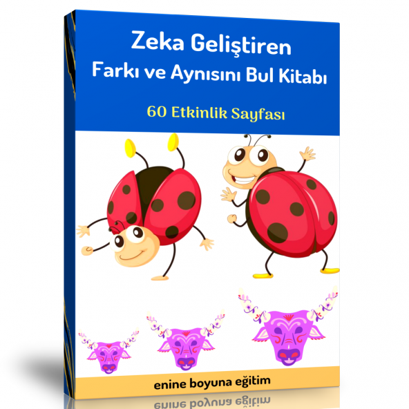 Okul Öncesi Zeka Geliştiren Farkı ve Aynısını Bul Kitabı ürün görseli 1