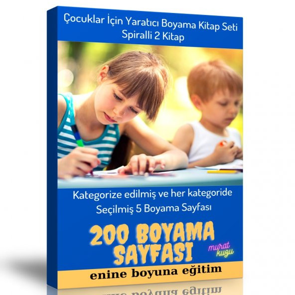 Yaratıcı Boyama Kitap Seti (2 Spiralli Kitap) ürün görseli 1