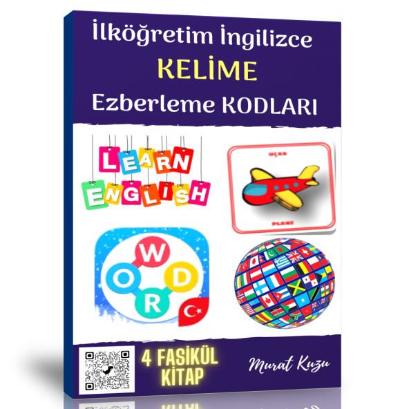İlköğretim İngilizce KELİME Ezberleme Kodları Kitap Seti (4 Kitap)
