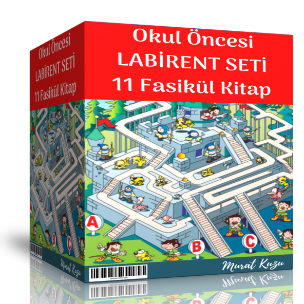Okul Öncesi Labirent Seti (11 Fasikül Kitap)