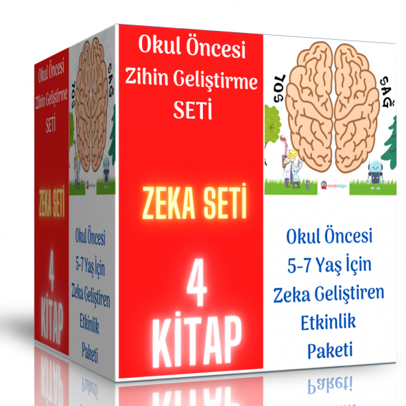 Okul Öncesi Zihin Geliştirme Seti (4 Kitap)