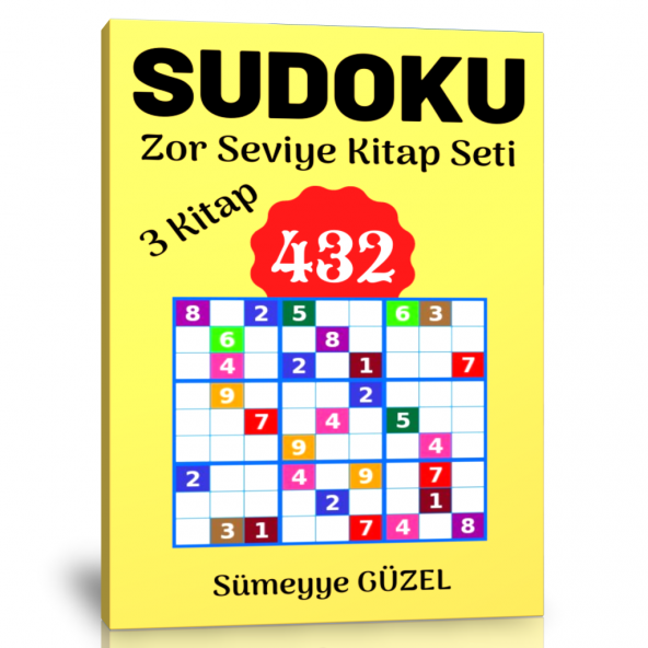 Sudoku Zor Seviye Bulmaca Kitabı-3 ürün görseli 1