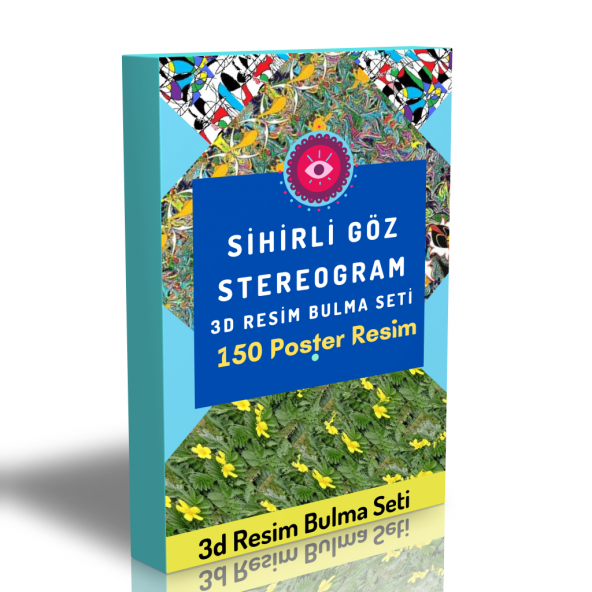 Stereogram Zeka Geliştirme Seti (150 Poster Resim) - 1