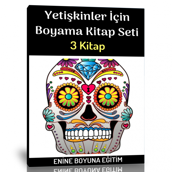 Yetişkinler İçin Boyama Kitap Seti (3 Kitap)