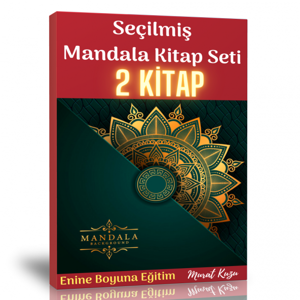 Yetişkinler İçin Seçilmiş Mandala Boyama Kitap Seti (2 Kitap)