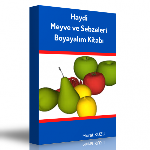 Haydi Meyve ve Sebzeleri Boyayalım Kitabı ürün görseli 1