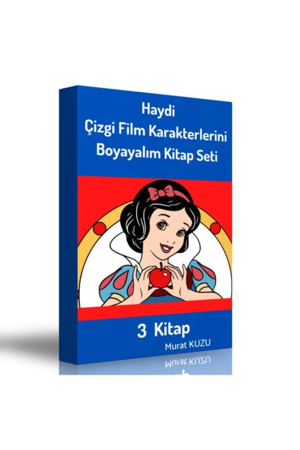 Haydi Çizgi Film Karakterlerini Boyayalım Kitap Seti ürün görseli 1