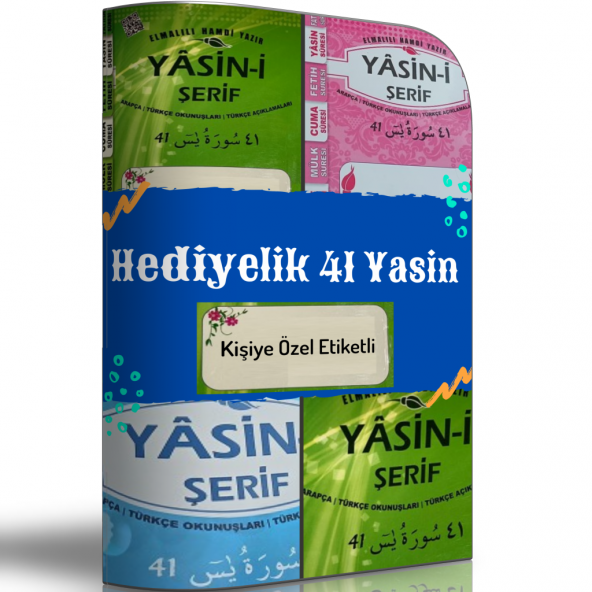 Efdal Yasin-i Şerif Çanta Boy Üçlü 41 Adet