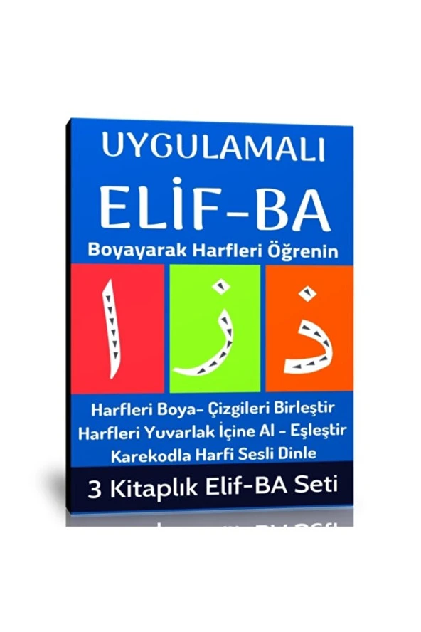 Uygulamalı Elif-ba Etkinlik Kitap Seti (3 Modüler Kitap)
