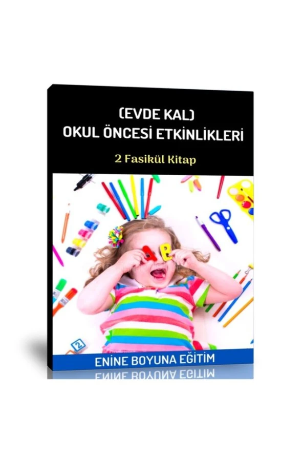 (evde Kal) Okul Öncesi Etkinlik Seti (2 Kitap)