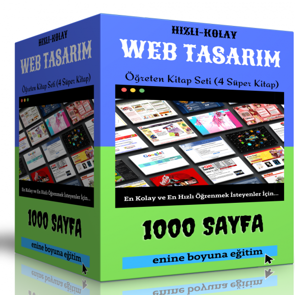 Hızlı Kolay Web Tasarım Öğreten Kitap Seti