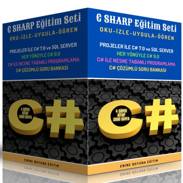 C Sharp Eğitim Seti (4 Süper Kitap)