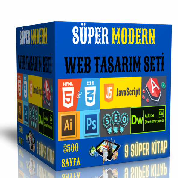 Süper Modern Web Tasarım Seti (9 Süper Kitap)