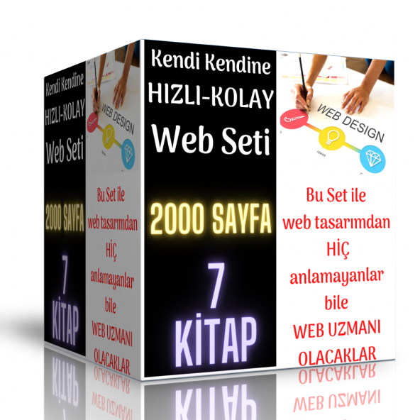 Kendi Kendinize Hızlı ve Kolay Web Tasarım Seti (7 Kitap)