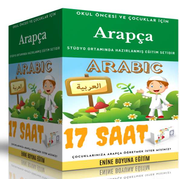 Okul Öncesi ve Çocuklar İçin Arapça Eğitim Seti