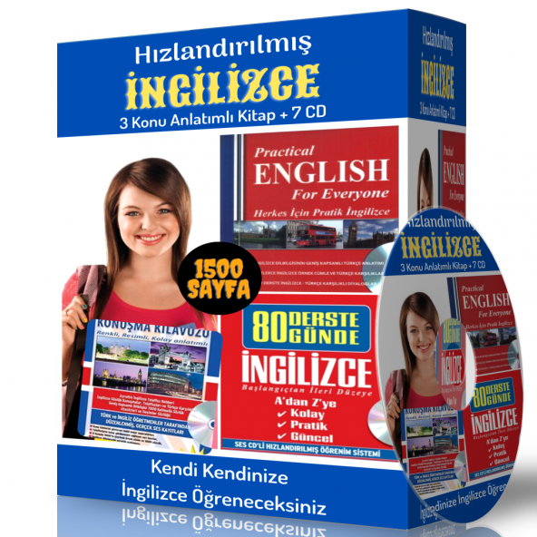 Hızlı İngilizce Öğreten Eğitim Seti - 1