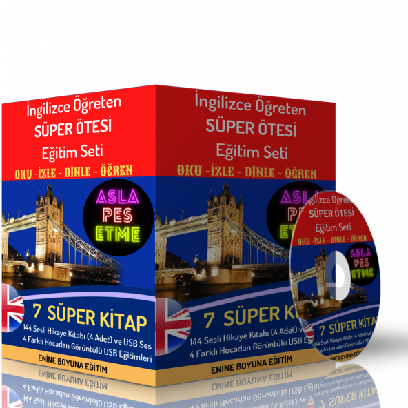 İngilizce Öğreten Süper Ötesi Eğitim Seti