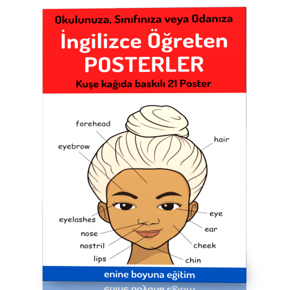 İngilizce Öğreten Posterler (21 Büyük Boy Poster) ürün görseli 1