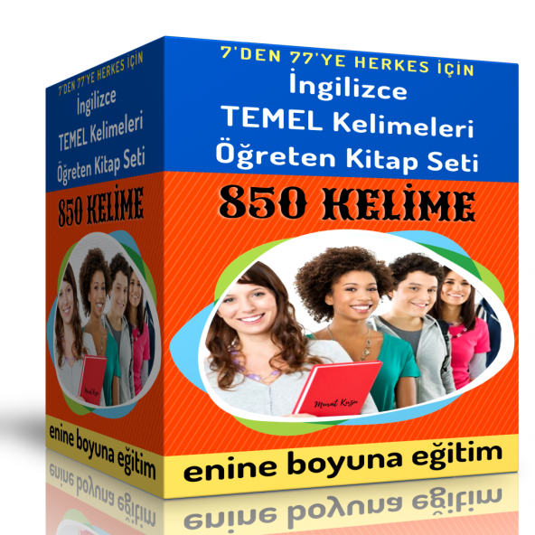 İngilizce TEMEL Kelimeleri Öğreten Kitap Seti (2 Spiralli Kitap) - 1