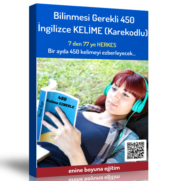 Bilinmesi Gerekli 450 İngilizce Kelime (Karekodlu) Spiralli Kitap
