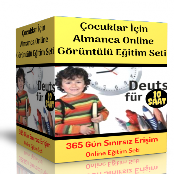 Çocuklar İçin Almanca Online Görüntülü Eğitim Seti