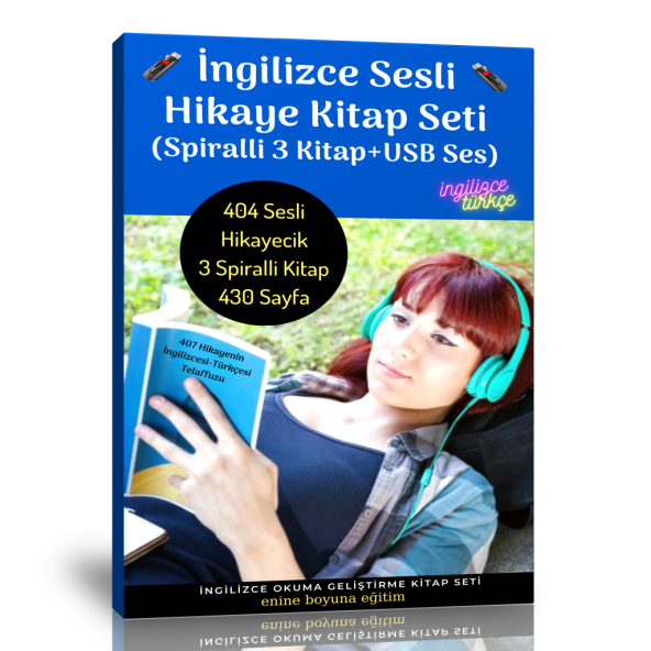 İngilizce Sesli Hikaye Kitap Seti (3 Spiralli Kitap) - 2