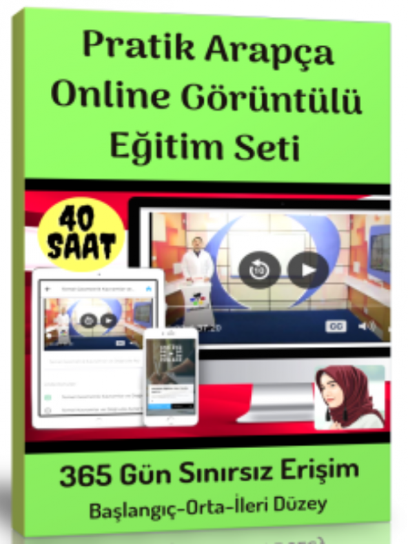 Pratik Arapça Online Görüntülü Eğitim Seti (Başlangıç-Orta-İleri Düzey) ürün görseli