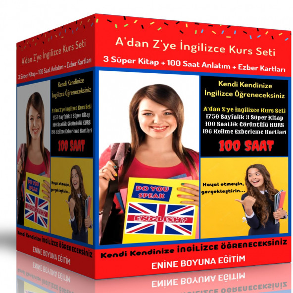 Adan Zye İngilizce Kurs Seti